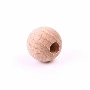 Eco-Friendly Beech Wood Plant Pattern Engraved Beads Luxury Modern <b>Spacer</b> Lead-Free DIY Wedding Home Decor Wall Signs - Product Image 2