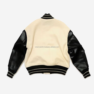 Vestes pour hommes OEM de haute qualité en tissu velours côtelé pour garder la chaleur blouson de baseball pour hommes - Product Image 2