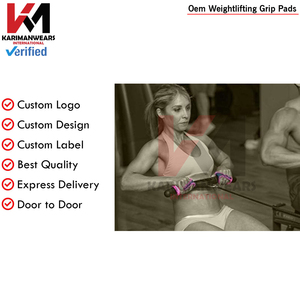 Pro Performance Weightlifting Grip Pad Hommes Femmes Gym Deadlift Anti Slip Training OEM Manufacturer - Product Image 6