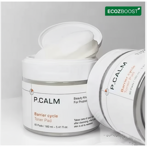 [P. calm] แผ่นโทนเนอร์วงจรอุปสรรค60ชิ้น-เครื่องสำอางเกาหลีขายส่ง - Product Image 2