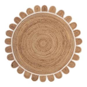 Hot Selling Product Modern Round Braided Jute <b>Rug</b> Handmade Geometric Design Floor Covering Direct From Factory ITHL - Product Image 3