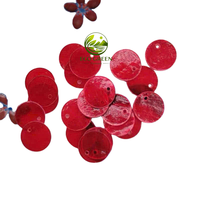 Disco Circular de Concha de Capiz Natural Pulido a Mano con Dos Orificios para Colgar, Adorno Decorativo para Manualidades del Hogar