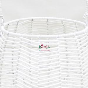 โคมไฟพลาสติกสีขาวทรงกลมยอดนิยม พร้อมหูหิ้ว พกพาสะดวก ตกแต่งบ้าน - Product Image 3