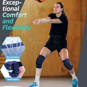 Gamme d'équipements de football en gros : Genouillères de gardien de but pour hommes et femmes en EVA, antidérapantes, respirantes, en tissu extensible, avec rembourrage renforcé pour les genoux - Product Image 2