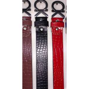 Ceintures en cuir véritable faites à la main, boucle en acier, décontractées, élégantes, taille et couleur personnalisables, best-seller pour hommes - Product Image 5