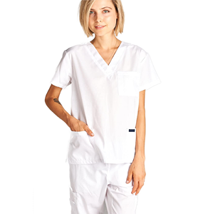 2022 Latest New Hospital Nurse Uniforms Top & Pant Set 2 Piece Cargo Pockets V Neck Nursing Medical <b>Scrub</b> For Mens & Womens - Product Image 5