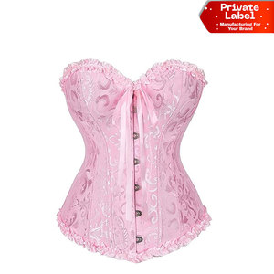 Ensemble de Corsets pour Femmes à Faible Minimum de Commande, Marque Personnalisée, Effet Sablier, En Stock Prêt à Expédier, Ensemble de Base pour Femmes, Vente en Gros, Corset Gothique - Product Image 1