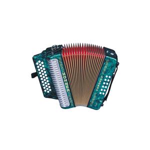 Accordéon professionnel Hohner Corona II Xtreme, style boutons FBbEb, noir jet, nouvellement arrivé - Product Image 4