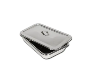 Bandejas Quirúrgicas Médicas de Acero Inoxidable 201, Bandeja para Instrumentos Dentales, Bandeja de Acero Inoxidable para Instrumentos Médicos, Bandeja para Bebés sin Tapa - Product Image 3