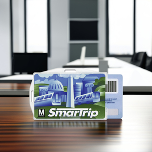 Double Name ID <b>Plastic</b> Badge Card Holder for Two Cards - Product Image 1