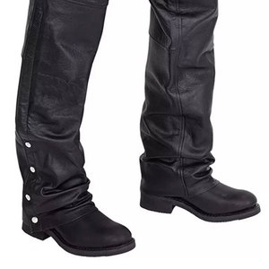 Handmade Leather Horse <b>Riding</b> Full <b>Chaps</b> Custom Private Label Trendy Hot Selling Customized Logo Printing Men Leather <b>Chaps</b> - Product Image 3