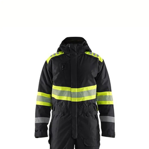 Wholesale 100% Polyester Safety Fire Resistant Work Clothes Engineer <b>Workwear</b> Uniform Flame Retardant Working Coveralls Whole - Product Image 3