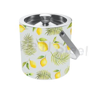 Cubo de hielo LED de cerveza de champán para Bar de fiesta de club con mango de mármol superior de tapa y diseño clásico elegante - Product Image 1