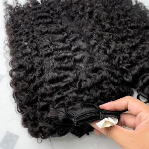 Paquetes rizados birmanos crudos vietnamitas extensiones de cabello birmano de color natural sin procesar no químico - Product Image 4