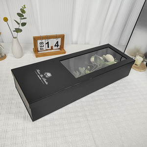 Phong cách từ bó hoa handmade cứng tông hoa hộp với cửa sổ rõ ràng cho cha món quà - Product Image 5