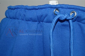 Pantalon de jogging décontracté en molleton de coton bleu roi, léger, unisexe, coupe ample, avec cordon de serrage, respirant, logo personnalisé, OEM ODM - Product Image 5