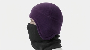 Gorro de lana cálido para invierno con orejeras y cubierta facial, suave y cómodo, para clima frío al aire libre - Product Image 4
