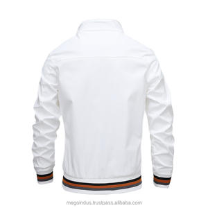 Blouson Bomber d'Hiver en Tricot Imperméable pour Homme avec Logo Personnalisé, Fermeture Éclair Extérieure, Printemps Automne, Streetwear Casual, Tailles M-4XL Plus - Product Image 6