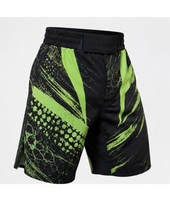 กางเกงชกมวย MMA แบบแฮนด์เมด พิมพ์ลายดิจิทัล สีตามสั่ง ผลิตจากโพลีเอสเตอร์ 100% สำหรับฝึกซ้อมและแข่งขันศิลปะการต่อสู้ - Product Image 5