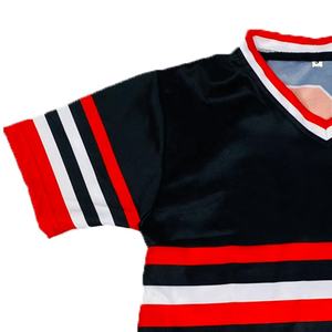 Camiseta de béisbol unisex con logotipo de la Universidad griega, ropa deportiva transpirable sublimada de diseño personalizado - Product Image 3