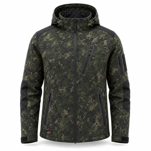 Chaqueta de Caza Digital Impermeable y Anti-UV para Hombre, Marca TERZO SPORTS, Diseño Sólido, para Invierno, con Capucha, 100% Lona, Estilo Táctico - Product Image 1