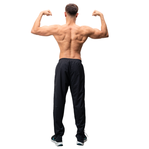 Pantalon cargo pour homme, écologique, séchage rapide, respirant, tissu en mélange de coton et de polyester, taille élastique, poches profondes, décontracté, pour tous les jours - Product Image 4