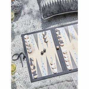 Jeu de backgammon en cuir suédé de qualité supérieure, pliable, portable, pour les voyages, jeu de table professionnel, jeu de backgammon personnalisé - Product Image 5