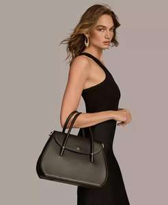 Sacoche en cuir à double poignée Bellerose | Donna Karan New York - Product Image 6