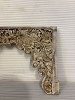 Panneau d'arche en bois sculpté à la main antique |   Porte indienne vintage, style moghol, décoration murale, cadre architectural pour la décoration de la maison