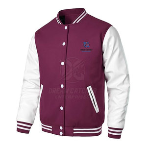 Best Design Made in Pakistan Men's Stand Collar Front <b>Logo</b> Premium Quality Customized <b>Logo</b> Breathable Winter Letterman Jacket - Product Image 3