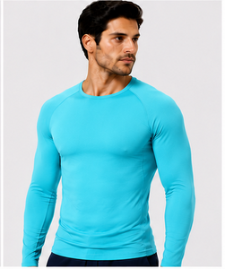 Sous-vêtement médical unisexe haut de gamme à manches longues, uniforme de travail respirant et à séchage rapide pour infirmiers, coupe ajustée, pour hôpital - Product Image 2