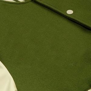 Vestes universitaires en laine personnalisables avec logo, longueur standard, grandes tailles, vestes pour hommes avec cuir thermocollé sans couture - Product Image 3