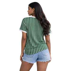 Camiseta de béisbol verde esmeralda de la hermandad Iota Phi Lambda, ropa con letras griegas, año de fundación 1929, camiseta informal para mujer - Product Image 4