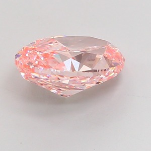 Diamant CVD de laboratoire rose intense fantaisie de forme ovale modifiée, 5,5 carats, clarté VVS2, polissage excellent, diamant non monté de luxe - Product Image 5