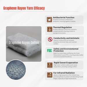 Fil de rayonne 40's exclusif mondial, écologique, antibactérien, au graphène, à motif brut, pour le tricot, le tissage et la couture - Product Image 5