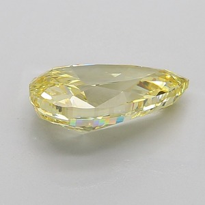 Diamant en forme de poire jaune vif fantaisie de 5,01 carats, clarté VS1, coupe excellente, diamant certifié pour bijoux de luxe et fiançailles - Product Image 2