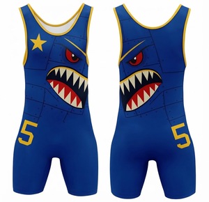 OEM Service Custom Made Men's Wrestling <b>Singlet</b> Breathable Polyester Gym Training Power Lift <b>Weightlifting</b> Customized - Product Image 3