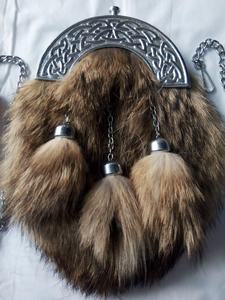 Sporran de Piel de Conejo de Color Sólido Hecho a Medida 100% de Alta Calidad con Bolsas para Sporran, Producto de Primera Calidad - Product Image 4