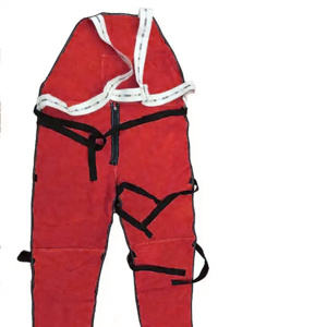 Pantalon de soudeur en cuir de vachette, équipement de protection individuelle pour la sécurité industrielle, vêtements de travail de protection - Product Image 3
