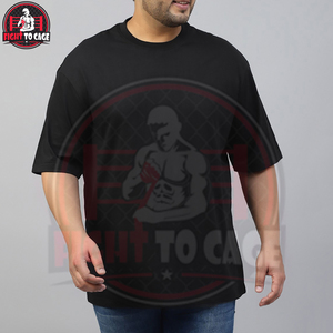 T-shirts pour hommes en coton 100% à col rond, couleur unie, grande taille, design tendance, confortables, à manches courtes, style streetwear noir - Product Image 5