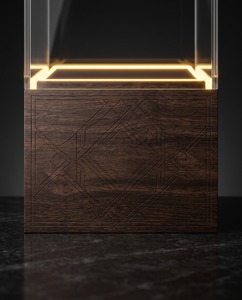 Nouveau design 2026 : Boîte de rangement publicitaire rectangulaire entièrement lumineuse en contreplaqué et acrylique, éclairée par LED, personnalisable avec logo gravé - Product Image 6