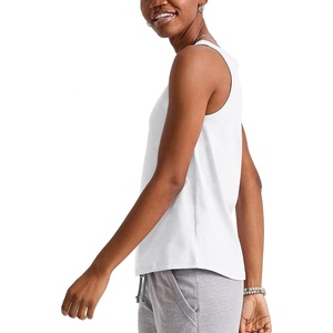 Camiseta sin Mangas de Alta Calidad para Mujer, Verano, Casual, Sexy, 100% Algodón, Secado Rápido, Transpirable, Ecológica, Personalizada, OEM, para Gimnasio - Product Image 5