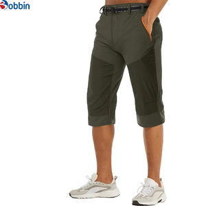 Pantalon Capri 3/4 pour Homme, Séchage Rapide, Mi-lourd, Décontracté, pour Randonnée en Plein Air, Short Cargo Tactique en Toile avec Taille Élastique - Product Image 3