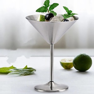 Copas de Martini de Acero Inoxidable Reine International, Ecológicas, Aptas para Lavavajillas, Capacidad de 250 ml, Precios al por Mayor Personalizados - Product Image 1