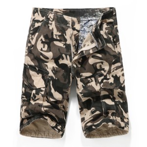 Nouveau short cargo homme taille haute, design personnalisé, pour l'été, décontracté, multipoches, tactique. - Product Image 1