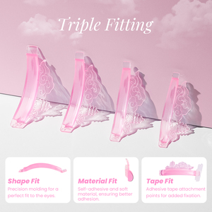 Libeauty – Tiges de rehaussement de cils en 4 tailles, coussinets coréens pour rehaussement de cils en forme de pagode, réutilisables, souples, pour salon et usage domestique DIY - Product Image 1