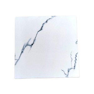 กระเบื้องปูพื้นเซรามิกมาร์บีสีขาวดูหรูหราขนาด40x40ซม. พื้นผิวมันเรียบเนียนกระเบื้องปูพื้นหินอ่อน - Product Image 1