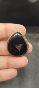 Anillos y Colgantes de Latón Hechos a Mano, Piedras Preciosas para Joyería, Wollastonita 100% Natural, Colgante Ranurado, Gemas Sueltas - Product Image 6