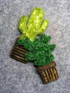 Broche de Cuentas Hecho a Mano, Elegante Pin Floral de Diseño para Mujer, a Precio Económico - Product Image 6