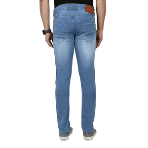 Pantalones Vaqueros de Mezclilla para Hombre, Diseño Moderno, Última Moda, Estilo Urbano, con Bolsillos, Logotipo Personalizado en Venta, Diseño Gráfico Avanzado - Product Image 2